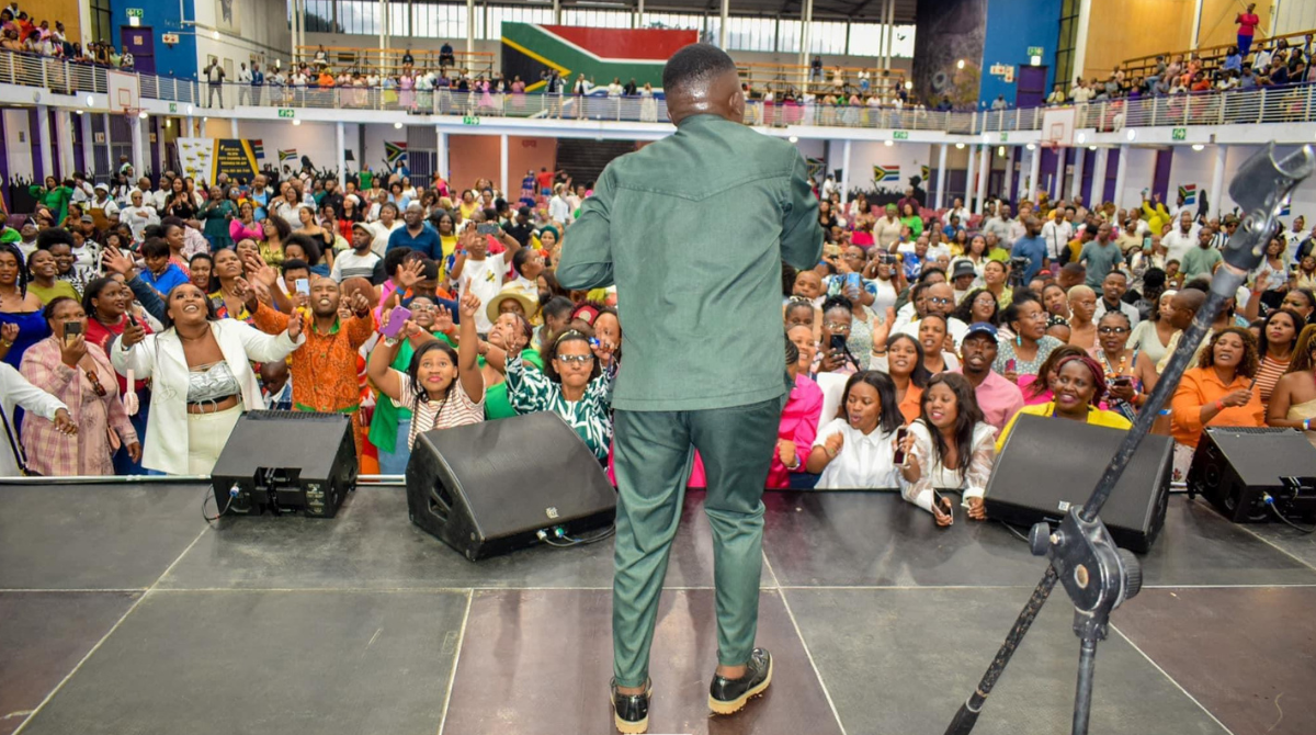 Xolisa Kwinana at Mew Way Hall Khayelitsha